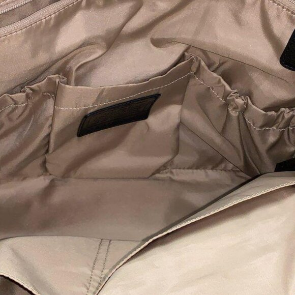 COACH w/ COA Gateway Ocelot Print Nylon Diaper Bag Large Tote - Picture 5 of 13